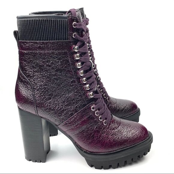 Vince Camuto Ermania Bootie Black deep red leather - Picture 14 of 14